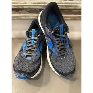 Brooks Shoes Mens 10.5 Grey Low Top Glycerin 18 Lace Up Sneakers Run 1103291D064